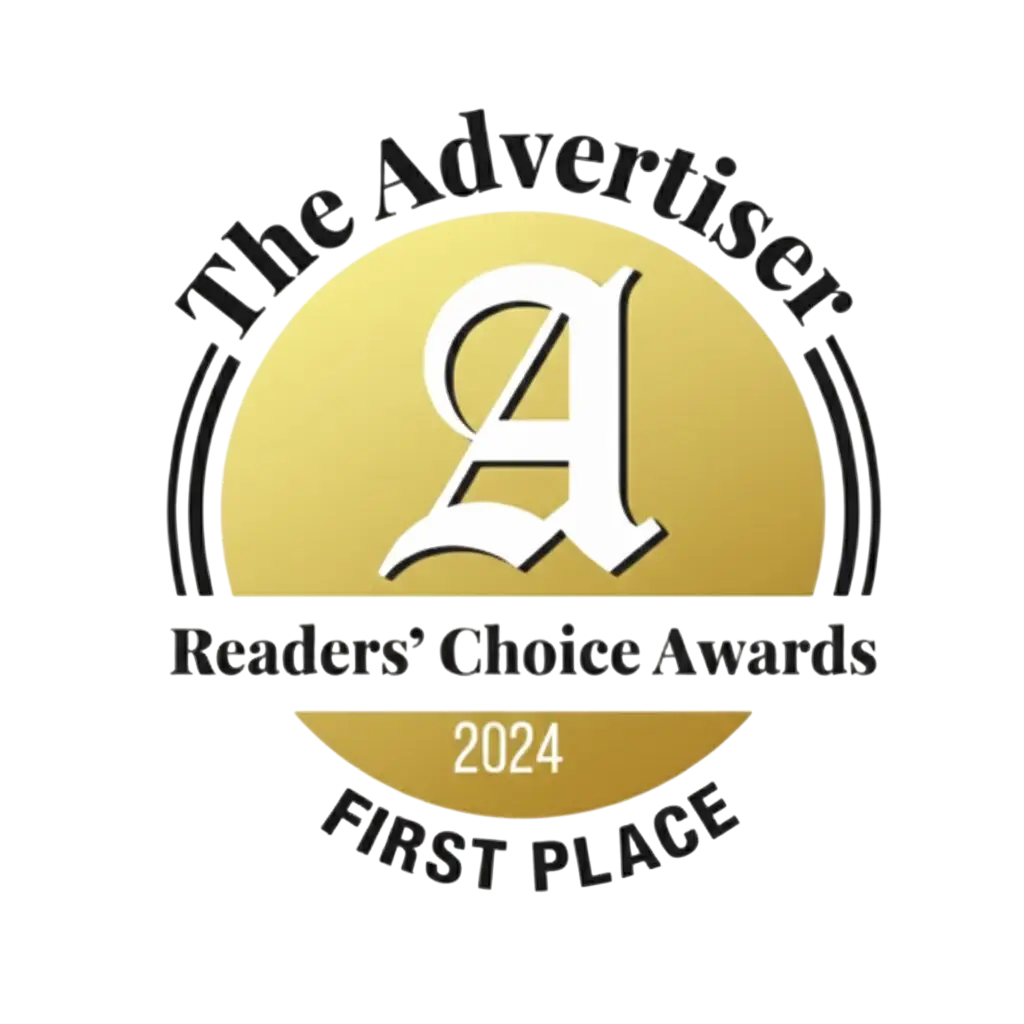The Advertiser Readers’ Choice Awards 2024 First Place badge